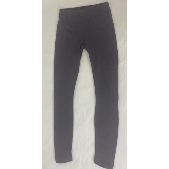 PRANA Misty Legging Purple Scrunch Ankle High Rise Stretch Active Pants -Size XS - Picture 2 of 8